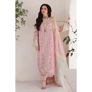 Conjunto de Salwar Kameez y Lehenga Choli de Algodón Pintado a Mano - Colección Eid 2026 - Product Image 1