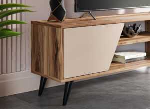 Meuble TV Matmazel Beige moderne du fabricant turc Mobilier de maison en bois européen pour salon chambre à coucher Hot Seller Hotels - Product Image 6