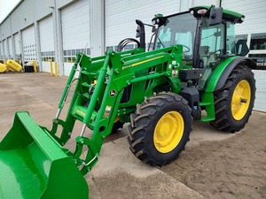Brand New Johnn Deerre 5095M 4WD Mini Tractor with Loader Pump Gearbox 32F/16R 2 Speed 540 PTO 3pt 90 HP 2 SCVs <b>for</b> Engine - Product Image 5