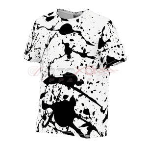 Camiseta de sublimación para mujer, camiseta de verano informal de manga corta con estampado de poliéster personalizado, camiseta de sublimación personalizada - Product Image 3