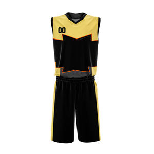 Ensemble d'uniformes de basketball de haute qualité avec logo personnalisé, impression par sublimation, maillot et short, vêtements de sport grande taille, vente en gros - Product Image 1