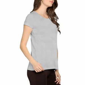 Camisetas de Manga Corta para Mujer al por Mayor 2026, Camisetas Transpirables y Cómodas para Mujer, Camisetas Ajustadas para Mujer con MOQ Bajo - Product Image 2