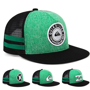 Casquette Snapback à bord plat avec contour de broderie étiquette tissée Patch casquettes de sport unisexe adultes Hip Hop Snapback brodé - Product Image 2