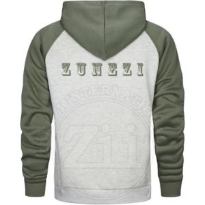 Sudadera con Capucha de Forro Polar con Cuello Redondo y Cremallera Completa, Personalizada para Invierno, con Estampado Digital Sólido y Bordado, Secado Rápido, Transpirable, 100% Algodón - Product Image 3