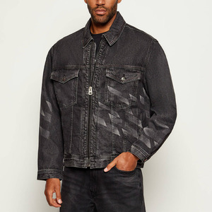 2025 Veste en jean classique pour hommes, durable, élégante et parfaite pour toutes les saisons Mélange de coton de qualité supérieure, coupe moderne et polyvalent - Product Image 1