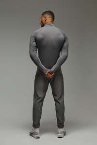 Ensemble de yoga pour hommes, vente en gros, vêtements de sport pour hommes, vêtements de course à pied, vêtements de sport pour la salle de sport, ensemble de survêtement de yoga en molleton - Product Image 3