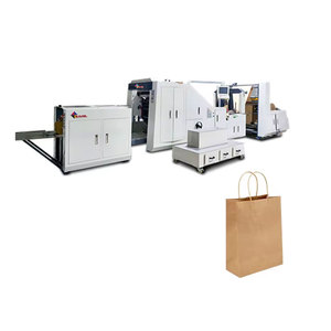 Machine de fabrication de sacs en papier à fond carré entièrement automatique de dernière qualité pour sacs en papier kraft carrés - Product Image 1