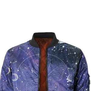 Venta directa de fábrica Chaqueta de bombardero de impresión totalmente personalizada para hombres Venta caliente Chaqueta de bombardero de hombres para la venta - Product Image 4