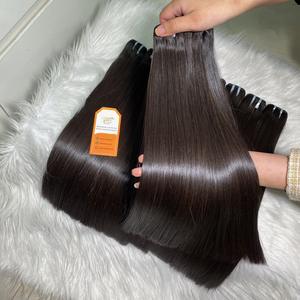 100% faisceaux de cheveux humains droits en os vietnamien bruts Machine de cheveux vierges Double trame blanchie Stock Up-3 jours à gauche - Product Image 5