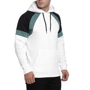 Nueva llegada al por mayor de encargo de los hombres Casual Color Block Sudadera con capucha con bolsillos de alta calidad Eco-Friendly Streetwear Jumper - Product Image 3