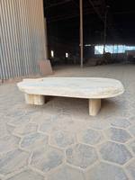 Table basse en bois de manguier massif de qualité supérieure fabriquée à la main caractéristique décorative de conception moderne rustique pour meubles de salon