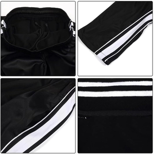 Veste coupe-vent deux pièces personnalisée en nylon 100% polyester Streetwear ensemble de survêtement coupe-vent pour l'été vente en gros - Product Image 4