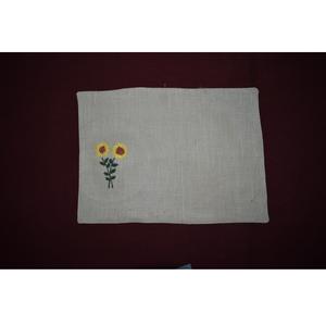 Mantel Bordado a Mano de Yute, 33×48 cm, para Decoración del Hogar, Hoteles y Restaurantes, Disponible para la Venta al por Mayor - Product Image 1