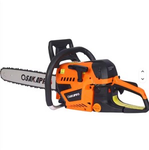 Tronçonneuse à essence industrielle automatique de 58 cm³ et 3,2 CV avec guide-chaîne de 20 pouces, moteur 2 temps, garantie de 3 ans - Product Image 1