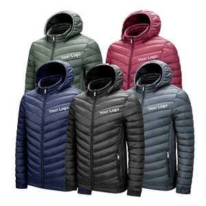 Veste d'hiver pour homme, fermeture éclair italienne, rembourrage en duvet, grande taille pour les voyages, veste matelassée pour homme, expédition DDP personnalisée - Product Image 1