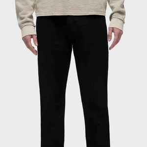 กางเกงยีนส์ผู้ชายทรงตรงสีดำสไตล์สตรีทแวร์ปักลาย ขายส่ง สวมใส่สบาย ทันสมัย ลำลอง น้ำหนักเบา ทนทาน - Product Image 6