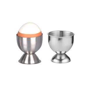 Coquetiers de petit déjeuner avec logo personnalisé de qualité supérieure porte-oeufs durs à la coque outils de cuisine écologiques en acier inoxydable pour la maison - Product Image 1