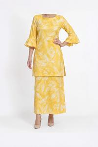 Nuevo Diseño de Verano, Vestido Largo con Estampado Tribal Vintage, Ecológico, con Cuello Redondo y Tinte Tie-Dye para Mujer, Conjunto Puletasi Informal de Talla Grande - Product Image 2