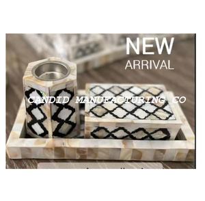 Arabic Bakhoor Burner <b>Indian</b> Mother of Pearl Tray <b>Set</b> With Box and Burner Incense Bakhoor <b>Jewellery</b> Box - Product Image 3