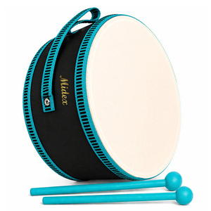 Midex Orf-TF-13BK Instrumentos Orff - Tambor Infantil Negro con Correa y Tambor de Piso - Product Image 2