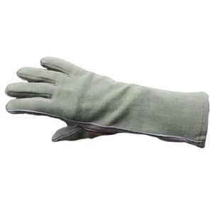 Tamaño personalizado de calidad superior de cuero aramida Nuevo diseño antideslizante Guantes de vuelo personalizados Guantes de piloto personalizados ajustables - Product Image 6