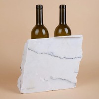 Porte-bouteille de vin en marbre de luxe pour la maison, le jardin, la chambre et le salon.