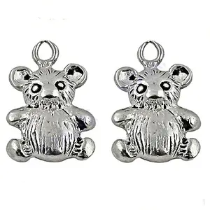 Dije de Plata con Diseño de Osito de Peluche para Fabricantes de Joyería - Product Image 2