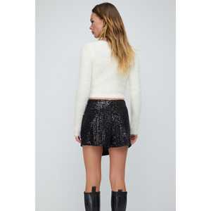 กระโปรงเลื่อมมินิแบบมีรอยผ่า - Product Image 5