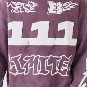 Sweat à capuche surdimensionné Vintage de haute qualité pour hommes 420g mélange de polyester/coton lavage à l'acide sweat fermeture éclair Logo personnalisé XS solide hiver - Product Image 4