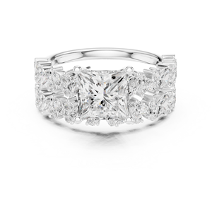 Bague en or 14K avec pierre au design élégant - Product Image 5