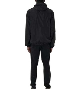 Ventes en gros 2024 Vestes coupe-vent vierges personnalisées bon marché à col montant à capuche vintage unies pour hommes - Product Image 3