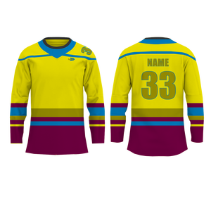 Jersey de Hockey sobre Hielo Unisex OEM ODM, Transpirable, de Secado Rápido, con Logotipo Personalizado, Nombre de Marca Personalizado, Ropa Deportiva para Adultos, Uniforme al por Mayor 100% - Product Image 4