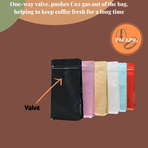 Vente en gros de café Arabica torréfié en vrac 0,5 kg sans sucre avec saveur mangue, pomme, fruits rouges et chocolat, en sachet, fabrication OEM ODM - Product Image 6