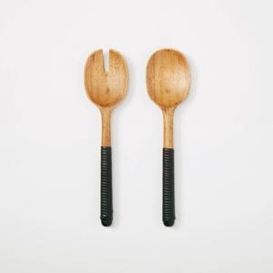Customized Size Long Handle Acacia Mango <b>Wood</b> Long Handle <b>Salad</b> <b>Server</b> Spoon Kitchen Seasoning Spoon Wholesale <b>Salad</b> Cutlery - Product Image 3