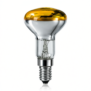 Bombilla Incandescente Amarilla R50 de 40W, Base E14, 230V, Reflector - Product Image 2