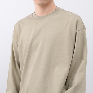 เสื้อยืดแขนสั้นพอดีตัวปกติสำหรับผู้ชายทุกเพศ100% ไหล่ตกผ้าฝ้ายระบายอากาศสบายๆ - Product Image 2