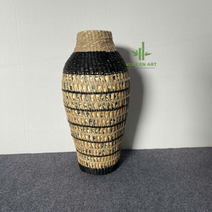 Nouveau design PRODUIT EN VENTE Vases en rotin Décoration Vase à fleurs séchées Table Décoration nordique Décoration de pièce Écologique - Product Image 5