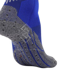 Chaussettes de sport fines d'hiver de couleur personnalisée, de haute qualité, écologiques, respirantes, avec logo sur le revers, hauteur genou, en laine/nylon, pour le football, en gros - Product Image 6