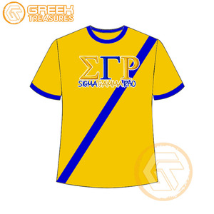 Vente en gros de t-shirt Sigma Gamma Rho pour femmes vêtements de sororité jersey de coton t-shirt respirant de haute qualité vêtements grecs pour femmes - Product Image 2