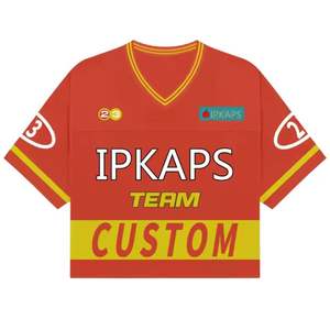 2025 último diseño sublimación uniformes de desgaste de fútbol americano totalmente personalización bordado camisetas de fútbol americano - Product Image 2