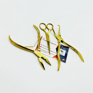 Pinzas de Acero Inoxidable Somofy Enterprises para Remover Extensiones de Cabello con Herramienta de Tijera, Color Dorado Plasma, Fácil de Usar - Product Image 3