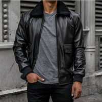 Chaquetas de cuero Premium personalizadas para hombre para invierno Todos los diseños disponibles-Estilo universitario