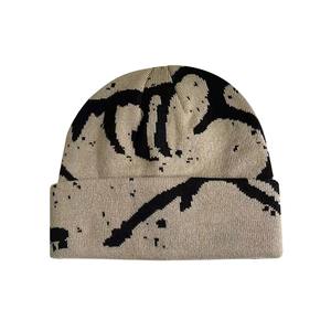 Gorro holgado, gorro de punto elástico suave, ropa de calle Unisex de moda, gorro informal cálido para invierno, logotipo bordado personalizado al por mayor - Product Image 4