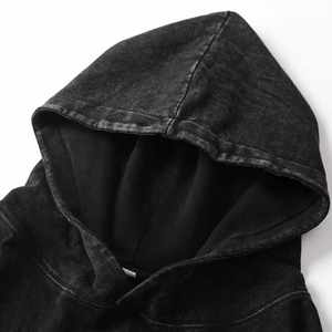 <b>Top</b> Selling Premium Cotton Heavy Weight Hoodies for men Vintage Style <b>Distressed</b> men's Breathable And Eco-Friendly Hoodies - Product Image 3