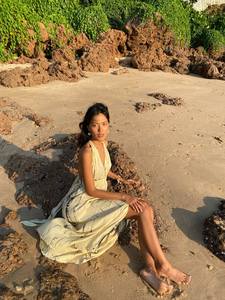 Nueva ropa de verano tradicional de algodón Casual para mujer vestido de moda para damas - Product Image 5