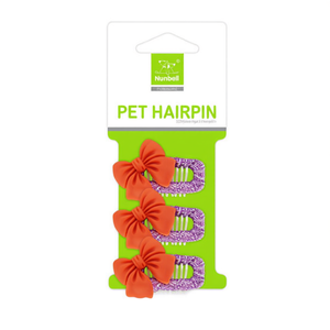 Lot de 3 pinces à cheveux nœud papillon pour animaux de compagnie, accessoires de toilettage pour chiens et chats, nœuds de haute qualité pour animaux - Product Image 2