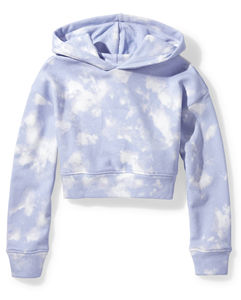Fabricant personnalisé Vente en gros Tendance Cropped Tie Dye Sweat à capuche en coton anti-boulochage Confortable Top Vente Cropped Tie Dye Sweat à capuche - Product Image 4