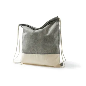 Zaini Sportivi Personalizzati Eco-Friendly con Coulisse Rubano per Uso Promozionale - Product Image 1