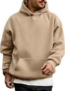 100% coton à capuche homme pull à capuche Powerblend, sweat à capuche confortable en polaire, sweat pour homme - Product Image 2