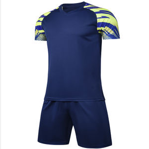 Setelan Seragam Sepak Bola, Setelan Seragam Sepak Bola Lengan Pendek Cepat Kering, Desain Logo Kustom, Set Seragam Katun 100% - Product Image 3